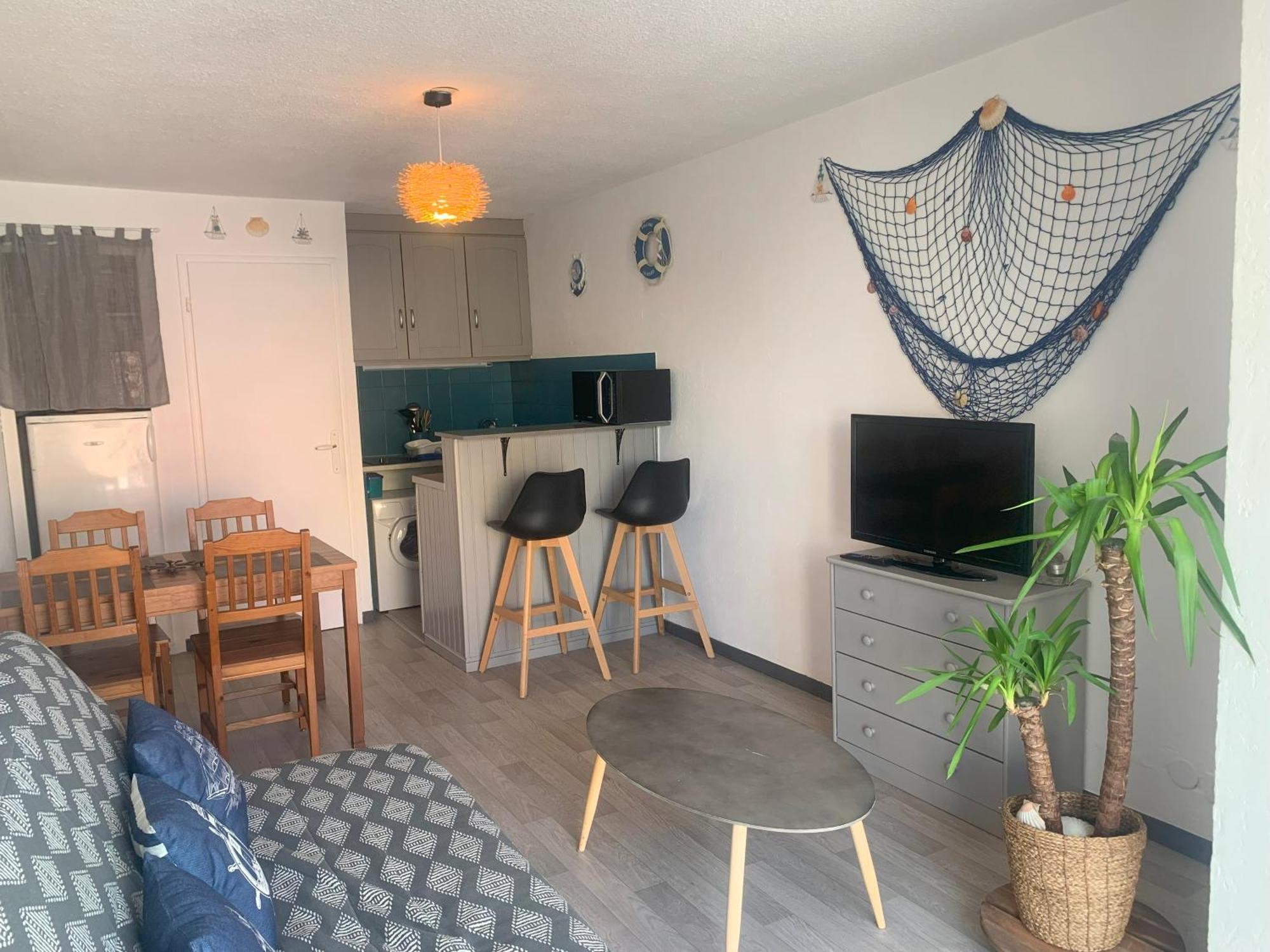 Joli Studio Proche Plage Du Mole Agde Exteriör bild